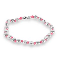 Pulsera Spadarella Spadini in Plata SPBR275-17 FUCSIA